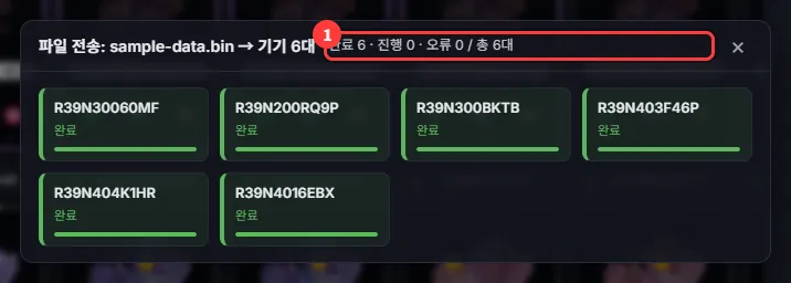 완료된 보드